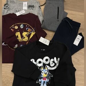 GAP Kids Assorted Clothing Set - Gray, Maroon, Black, Navy